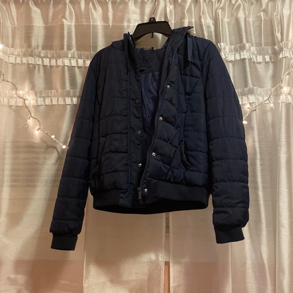 Navy blue puffer
